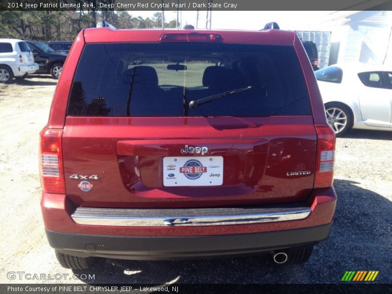 Deep Cherry Red Crystal Pearl / Dark Slate Gray 2014 Jeep Patriot Limited 4x4