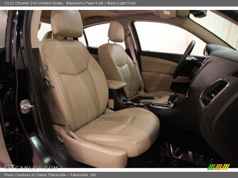 Blackberry Pearl Coat / Black/Light Frost 2012 Chrysler 200 Limited Sedan