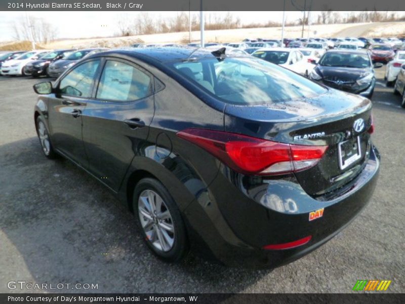 Black / Gray 2014 Hyundai Elantra SE Sedan