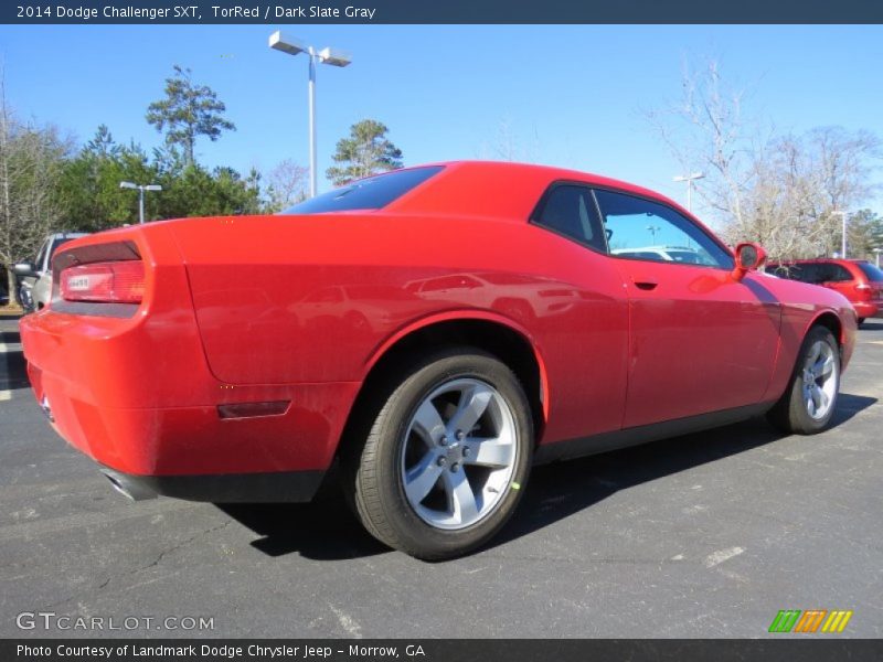 TorRed / Dark Slate Gray 2014 Dodge Challenger SXT