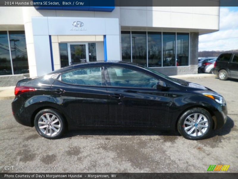 Black / Gray 2014 Hyundai Elantra SE Sedan