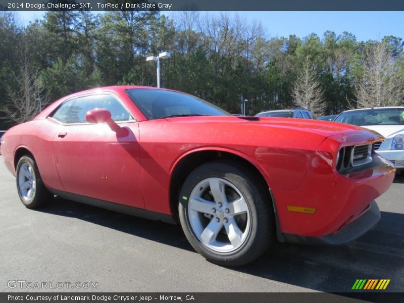 TorRed / Dark Slate Gray 2014 Dodge Challenger SXT