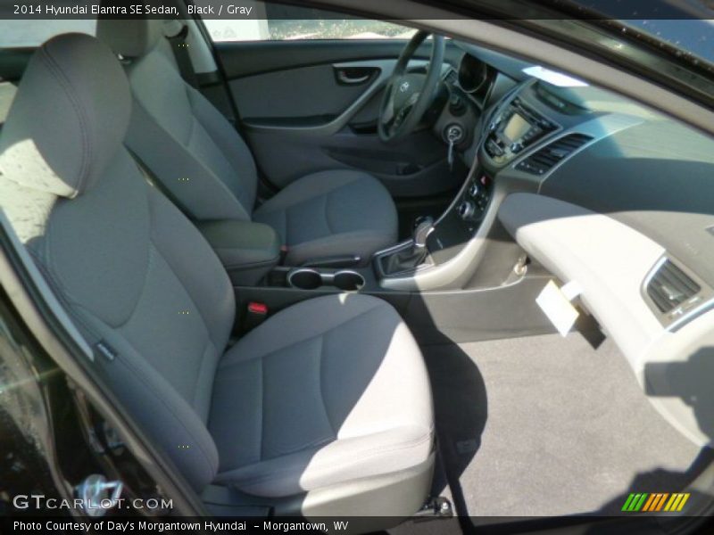 Black / Gray 2014 Hyundai Elantra SE Sedan