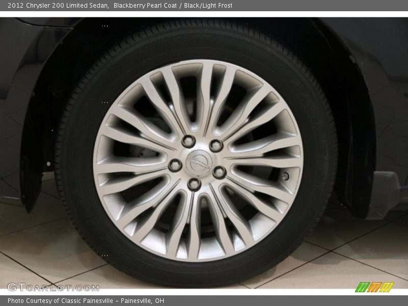 Blackberry Pearl Coat / Black/Light Frost 2012 Chrysler 200 Limited Sedan