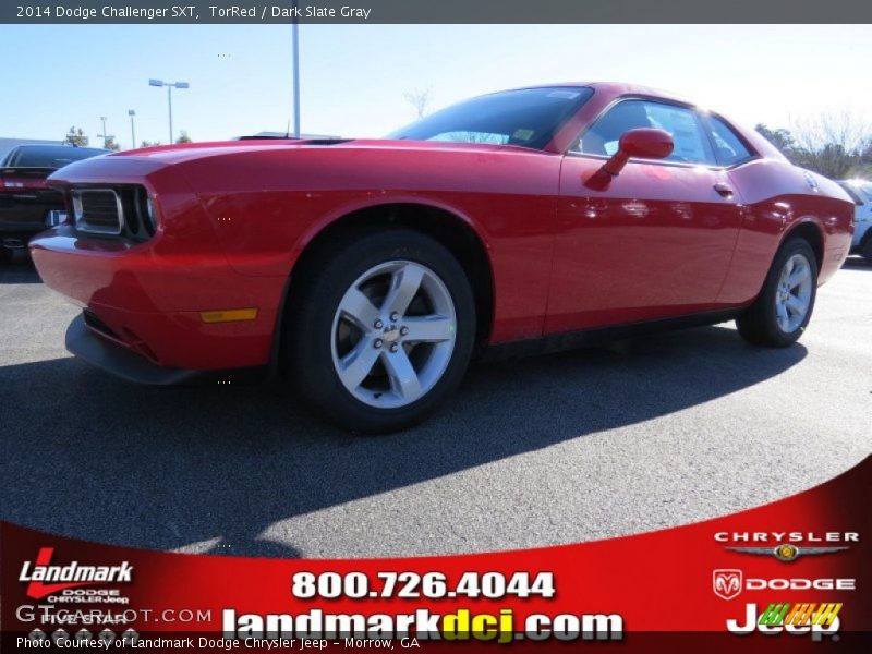 TorRed / Dark Slate Gray 2014 Dodge Challenger SXT