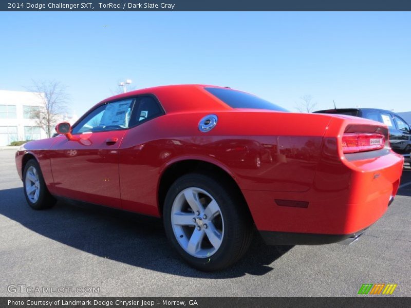 TorRed / Dark Slate Gray 2014 Dodge Challenger SXT