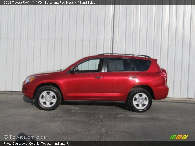 Barcelona Red Metallic / Sand Beige 2012 Toyota RAV4 I4 4WD