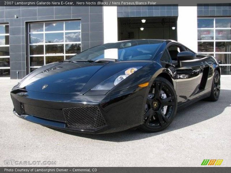 Nero Noctis (Black) / Nero Perseus/Bianco Polar 2007 Lamborghini Gallardo Nera E-Gear