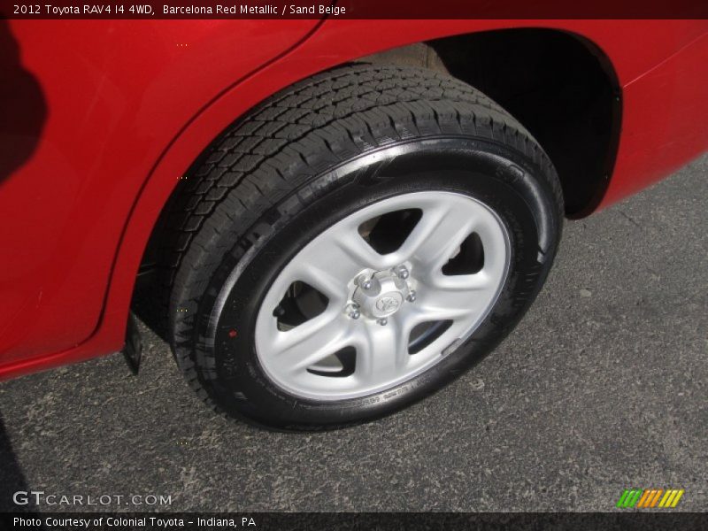 Barcelona Red Metallic / Sand Beige 2012 Toyota RAV4 I4 4WD
