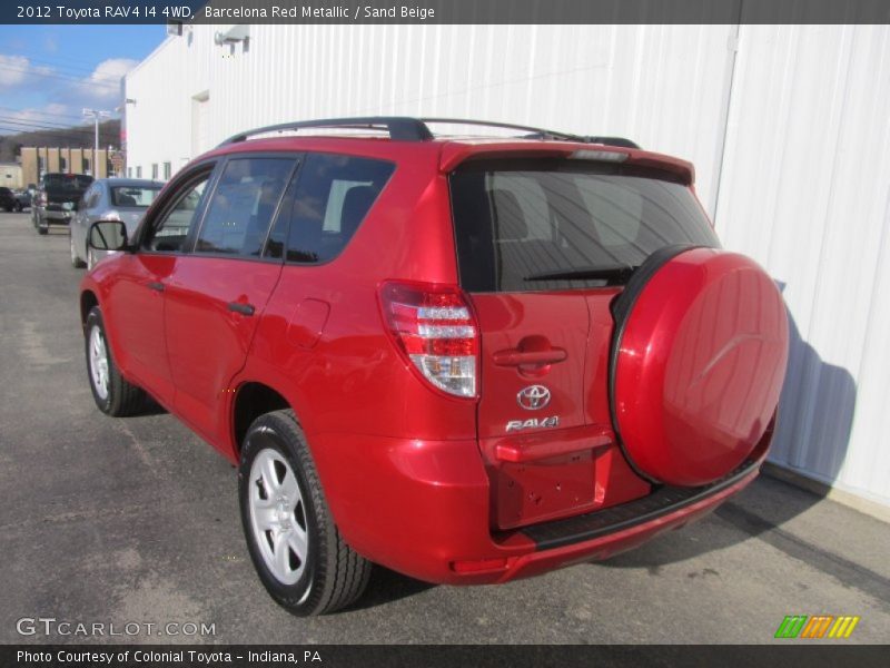 Barcelona Red Metallic / Sand Beige 2012 Toyota RAV4 I4 4WD