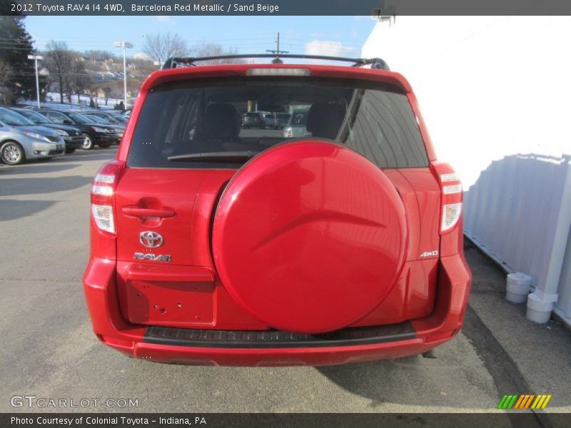 Barcelona Red Metallic / Sand Beige 2012 Toyota RAV4 I4 4WD