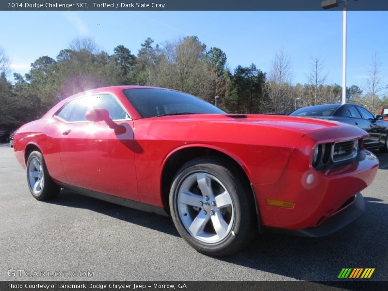 TorRed / Dark Slate Gray 2014 Dodge Challenger SXT