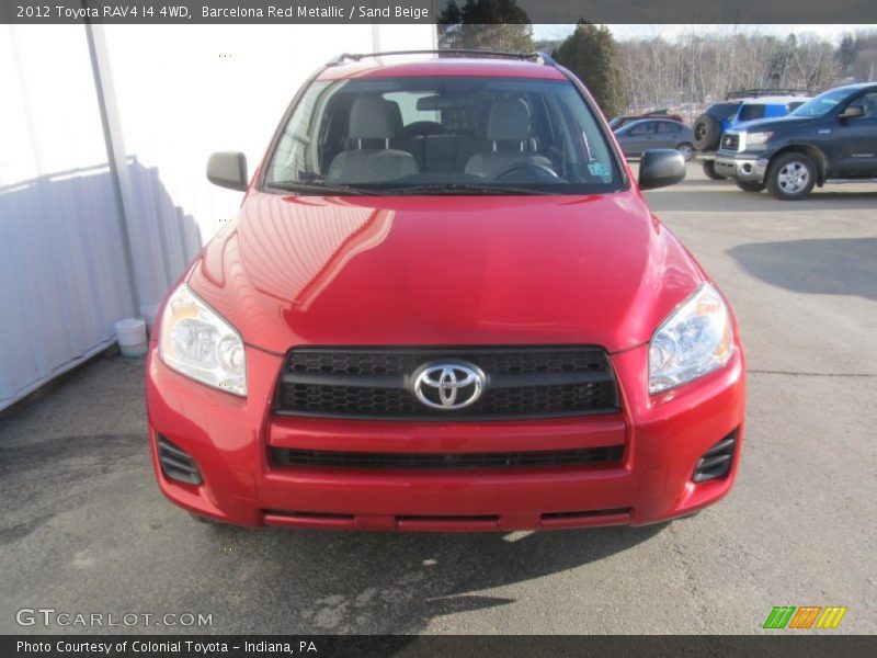 Barcelona Red Metallic / Sand Beige 2012 Toyota RAV4 I4 4WD