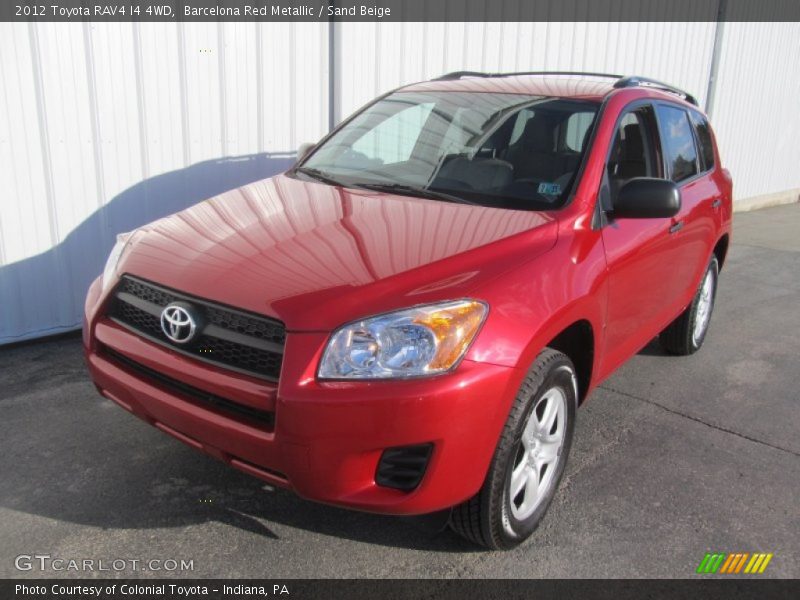 Barcelona Red Metallic / Sand Beige 2012 Toyota RAV4 I4 4WD
