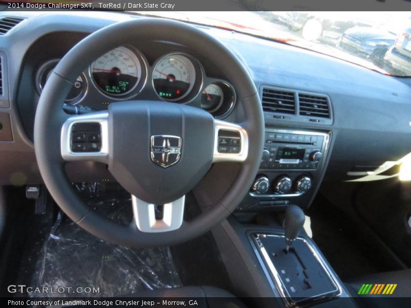 TorRed / Dark Slate Gray 2014 Dodge Challenger SXT