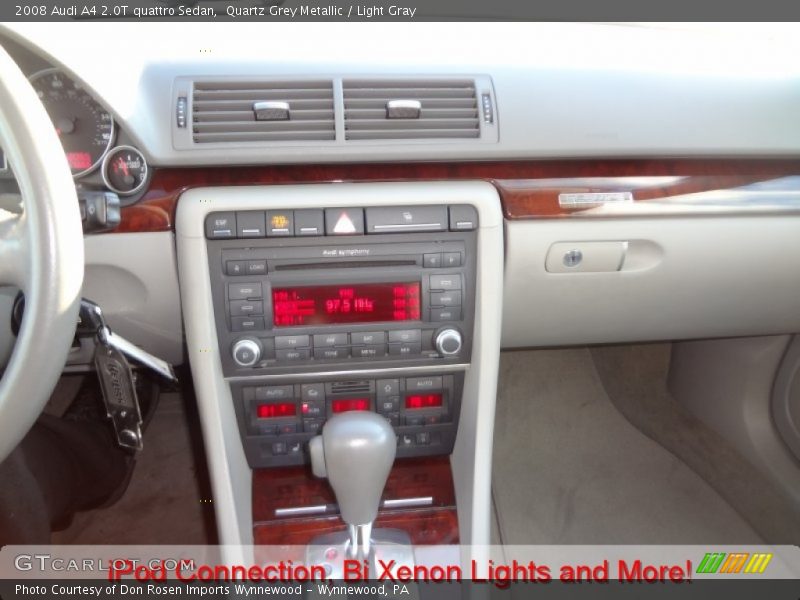 Quartz Grey Metallic / Light Gray 2008 Audi A4 2.0T quattro Sedan