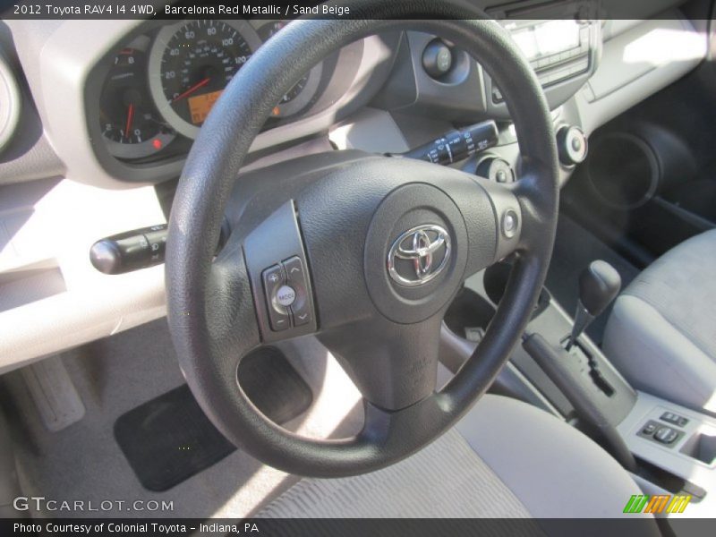Barcelona Red Metallic / Sand Beige 2012 Toyota RAV4 I4 4WD