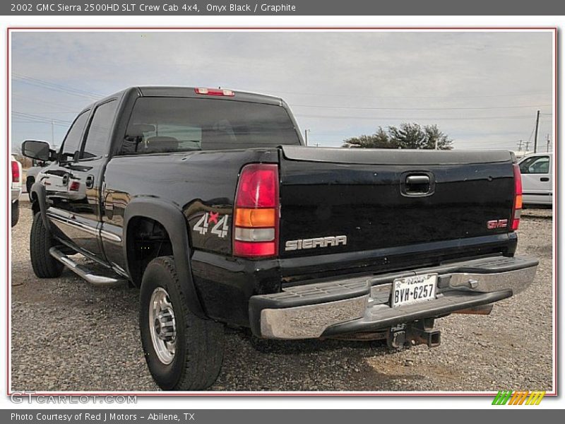 Onyx Black / Graphite 2002 GMC Sierra 2500HD SLT Crew Cab 4x4