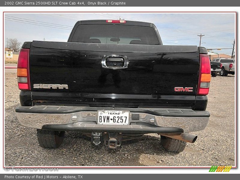 Onyx Black / Graphite 2002 GMC Sierra 2500HD SLT Crew Cab 4x4