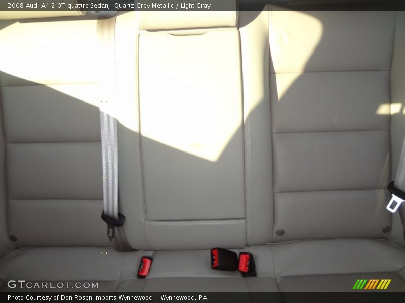 Quartz Grey Metallic / Light Gray 2008 Audi A4 2.0T quattro Sedan