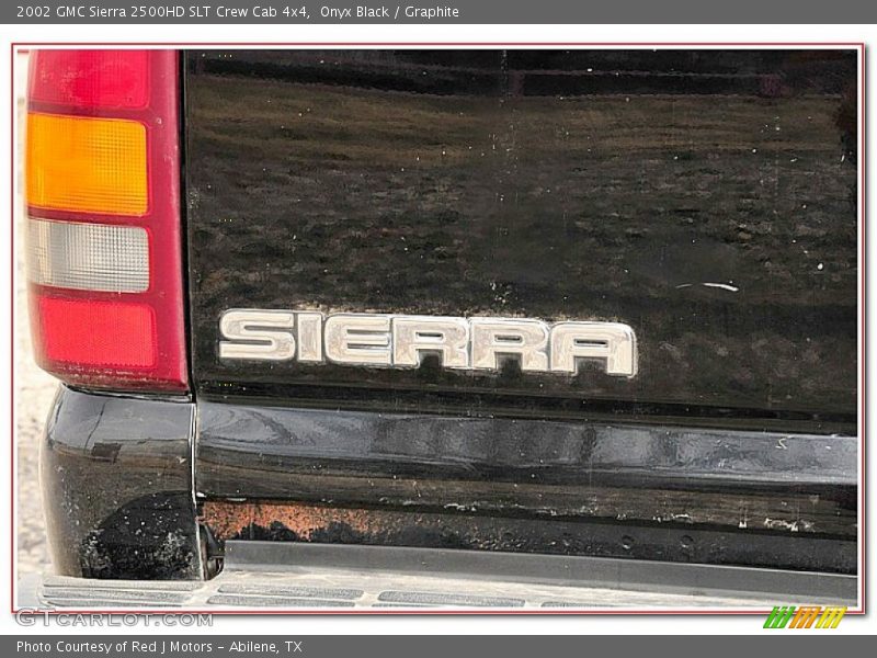 Onyx Black / Graphite 2002 GMC Sierra 2500HD SLT Crew Cab 4x4