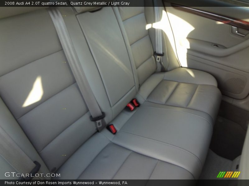 Quartz Grey Metallic / Light Gray 2008 Audi A4 2.0T quattro Sedan