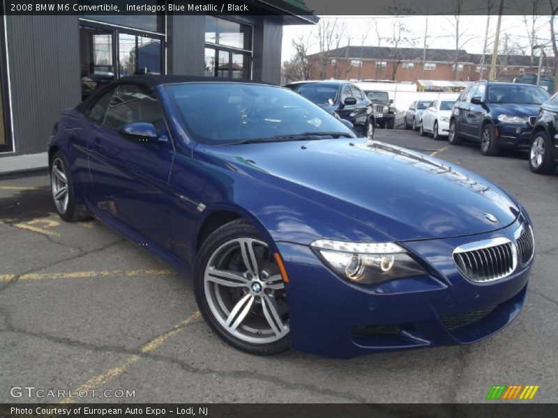 Interlagos Blue Metallic / Black 2008 BMW M6 Convertible