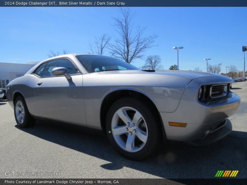 Billet Silver Metallic / Dark Slate Gray 2014 Dodge Challenger SXT