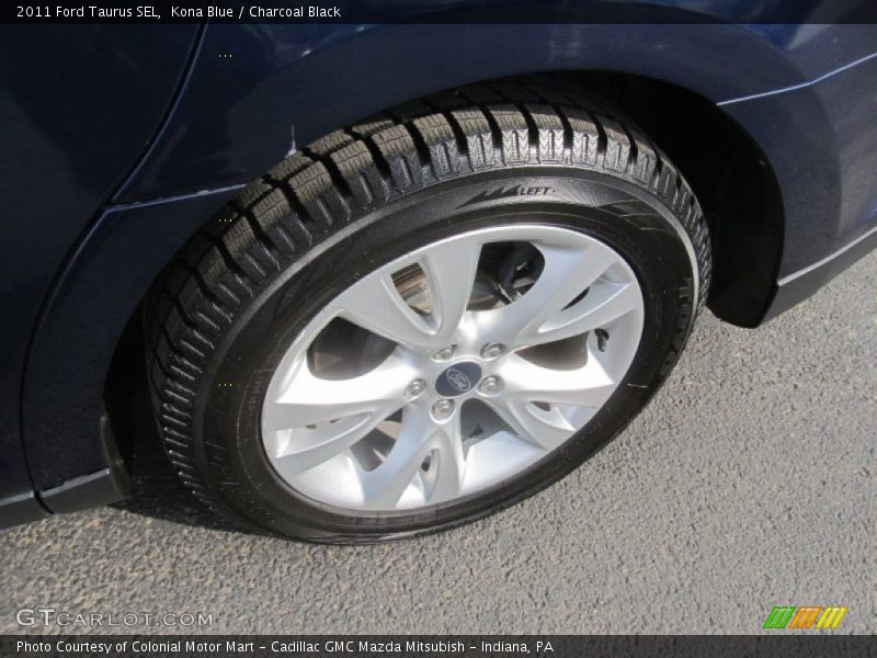 Kona Blue / Charcoal Black 2011 Ford Taurus SEL