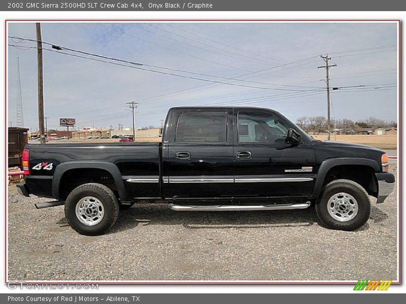 Onyx Black / Graphite 2002 GMC Sierra 2500HD SLT Crew Cab 4x4