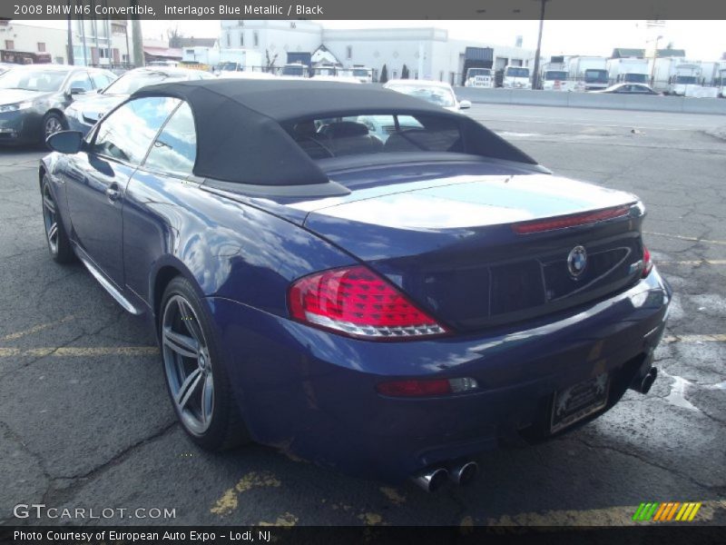 Interlagos Blue Metallic / Black 2008 BMW M6 Convertible