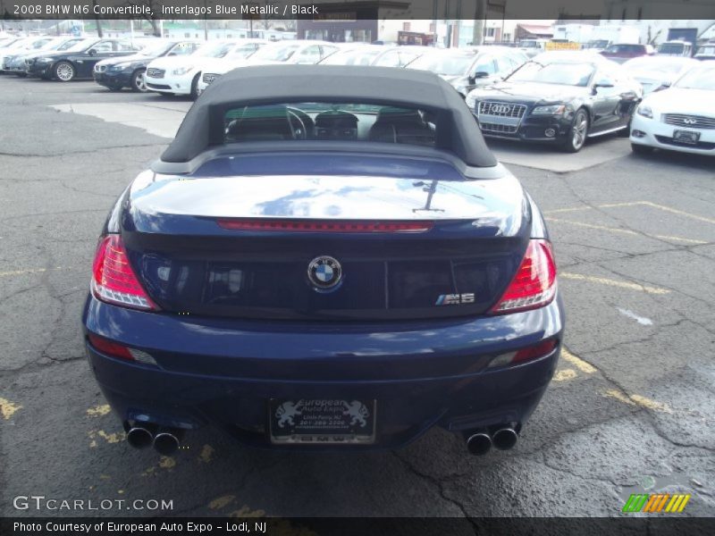 Interlagos Blue Metallic / Black 2008 BMW M6 Convertible
