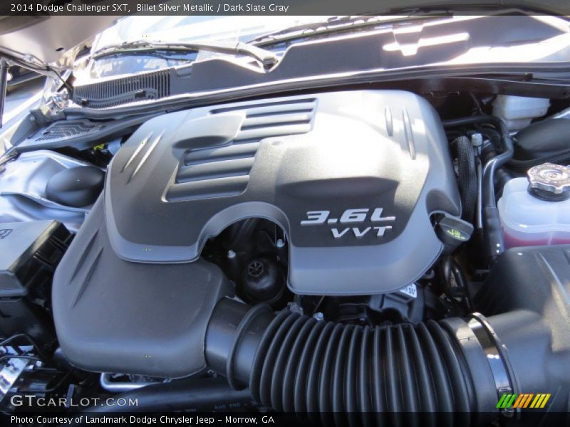 Billet Silver Metallic / Dark Slate Gray 2014 Dodge Challenger SXT