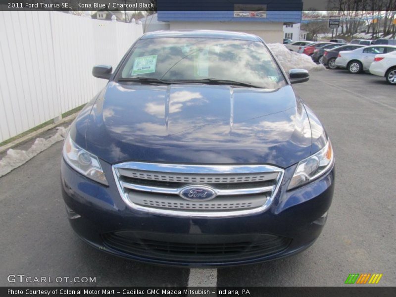Kona Blue / Charcoal Black 2011 Ford Taurus SEL