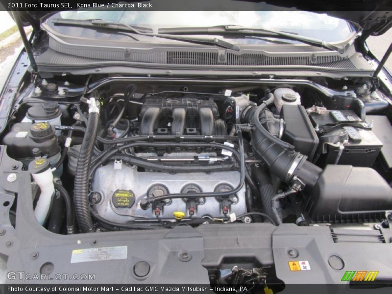 Kona Blue / Charcoal Black 2011 Ford Taurus SEL