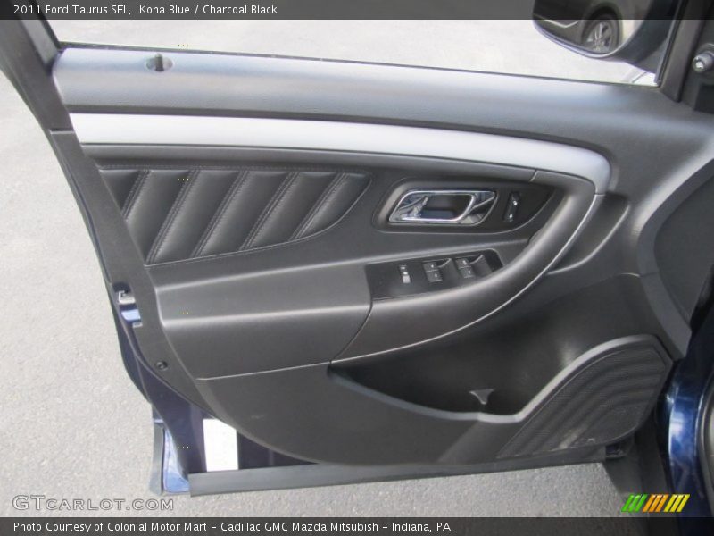 Kona Blue / Charcoal Black 2011 Ford Taurus SEL