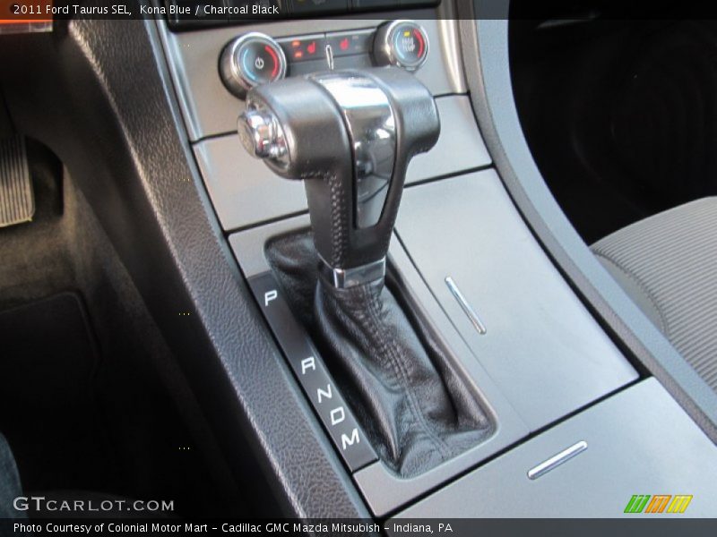 Kona Blue / Charcoal Black 2011 Ford Taurus SEL