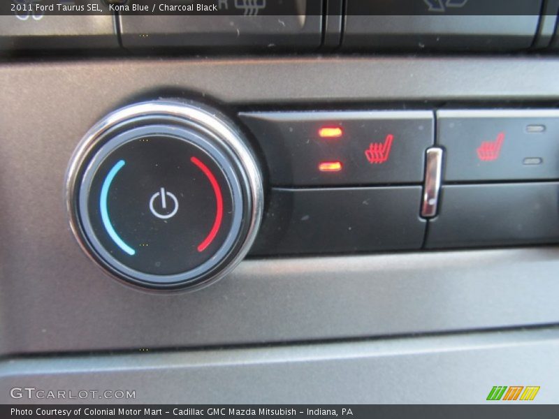 Kona Blue / Charcoal Black 2011 Ford Taurus SEL