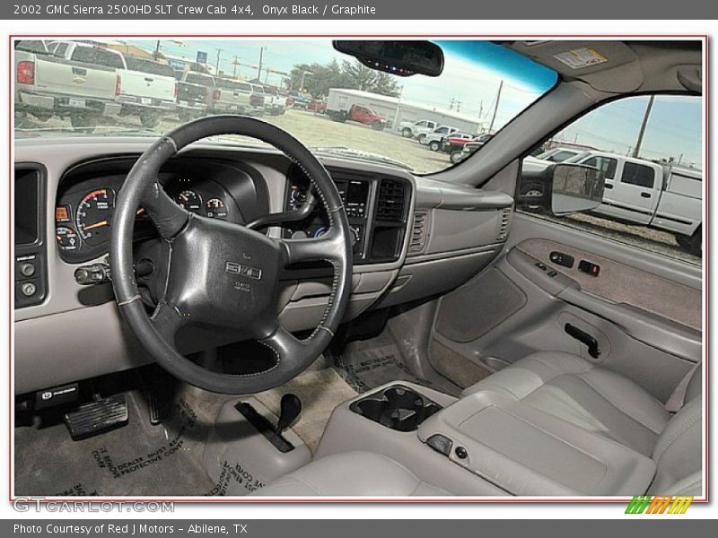 Onyx Black / Graphite 2002 GMC Sierra 2500HD SLT Crew Cab 4x4