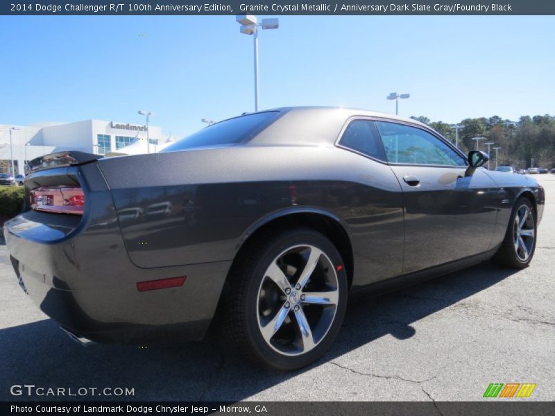 Granite Crystal Metallic / Anniversary Dark Slate Gray/Foundry Black 2014 Dodge Challenger R/T 100th Anniversary Edition