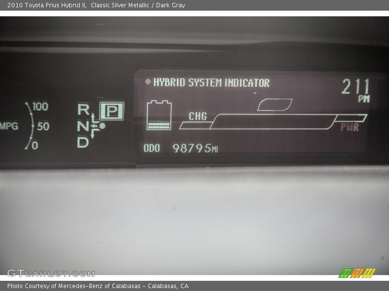 Classic Silver Metallic / Dark Gray 2010 Toyota Prius Hybrid II