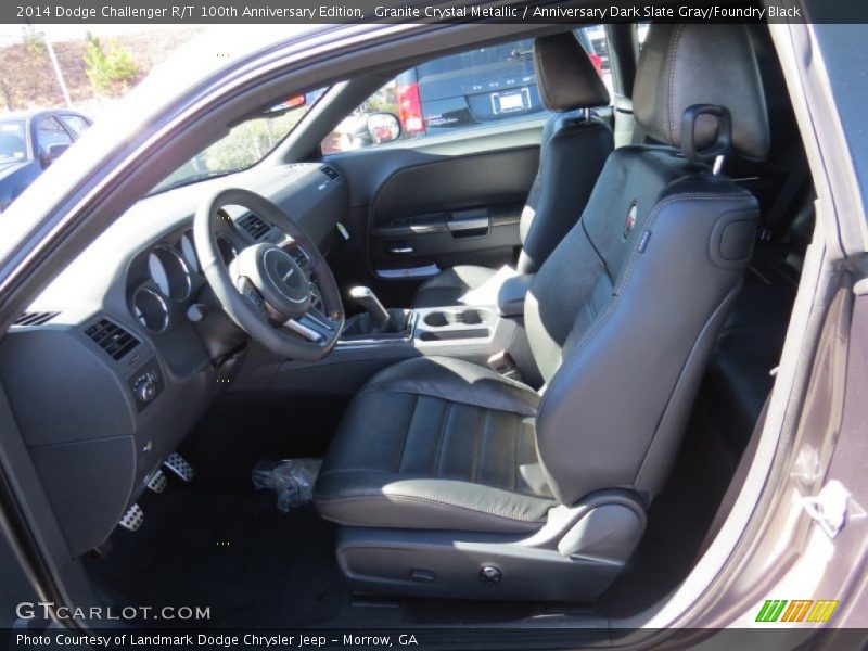 Granite Crystal Metallic / Anniversary Dark Slate Gray/Foundry Black 2014 Dodge Challenger R/T 100th Anniversary Edition