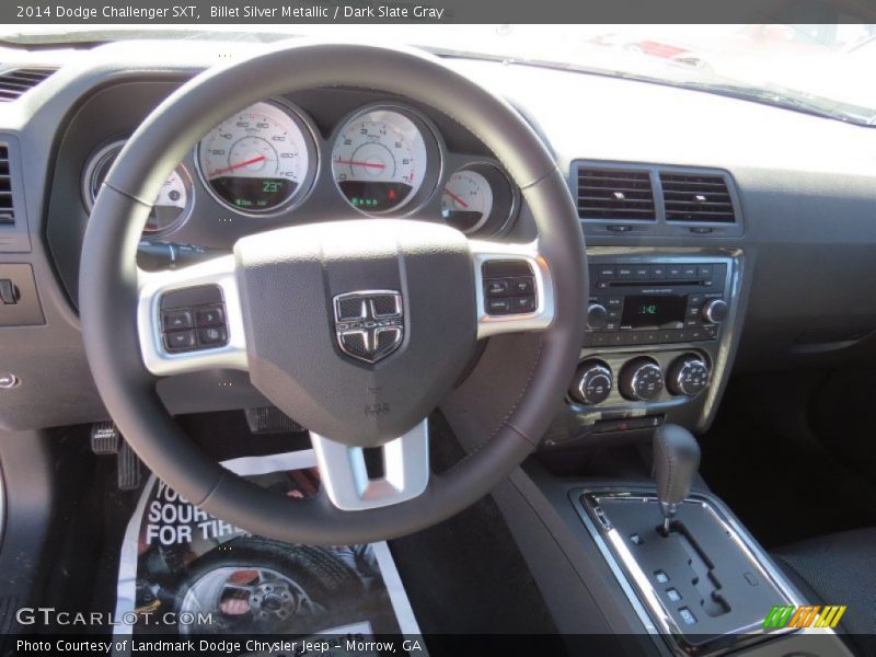 Billet Silver Metallic / Dark Slate Gray 2014 Dodge Challenger SXT
