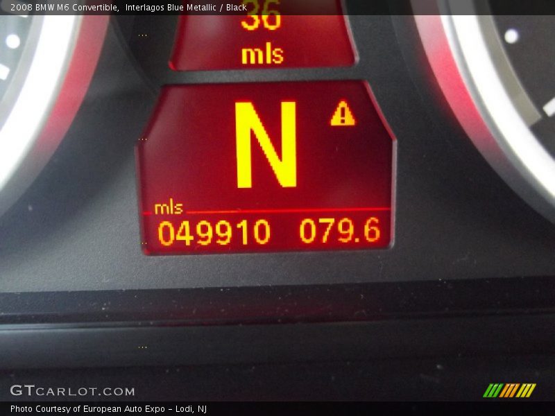 Interlagos Blue Metallic / Black 2008 BMW M6 Convertible