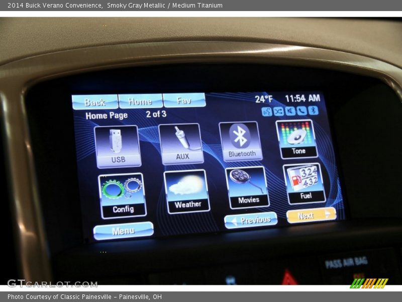 Smoky Gray Metallic / Medium Titanium 2014 Buick Verano Convenience