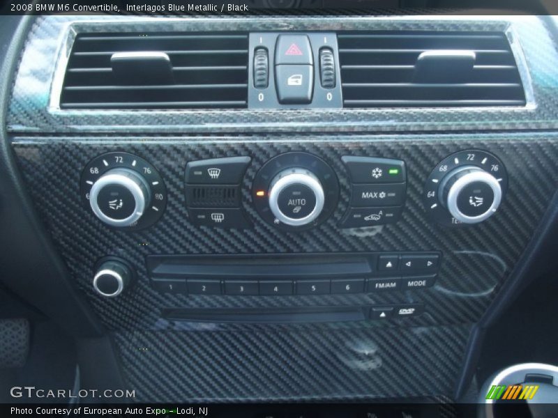 Controls of 2008 M6 Convertible