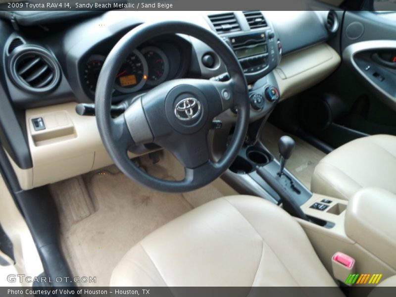 Sandy Beach Metallic / Sand Beige 2009 Toyota RAV4 I4