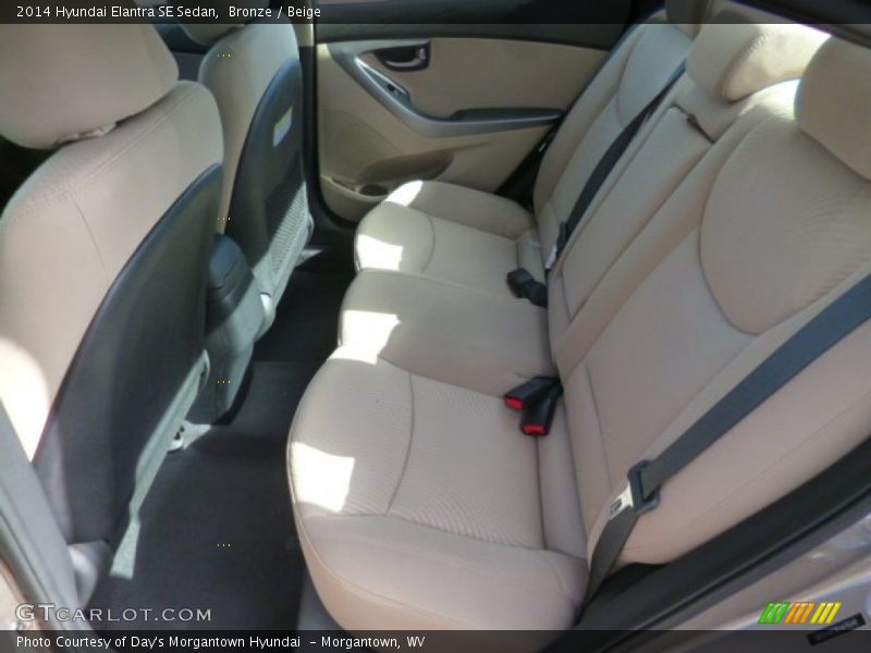 Bronze / Beige 2014 Hyundai Elantra SE Sedan