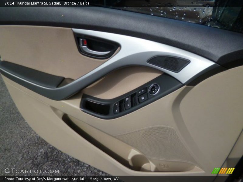 Bronze / Beige 2014 Hyundai Elantra SE Sedan