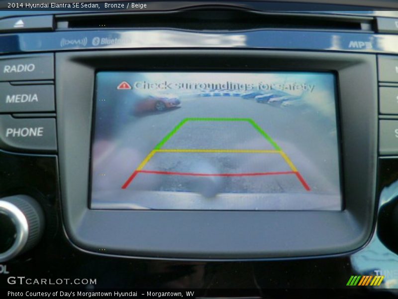 Bronze / Beige 2014 Hyundai Elantra SE Sedan